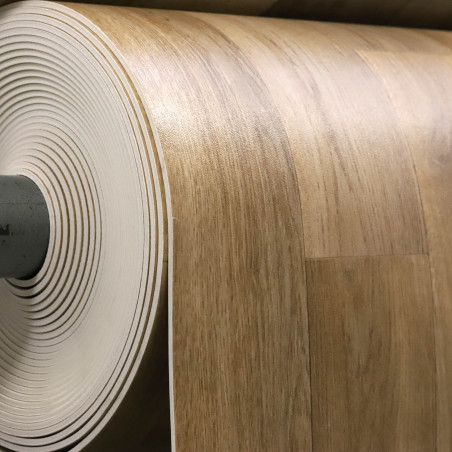 Sol Vinyle/PVC - 4m - parquet chêne naturel RHAPSODY 533 - Superior Completo par IVC