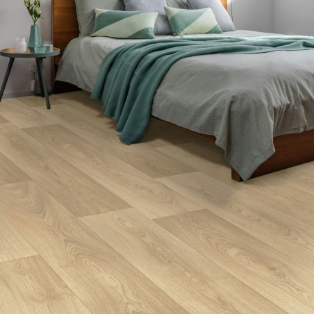 Sol Vinyle/PVC - 4m - parquet chêne blond LUMBER 561 - Prestige Texmark par IVC