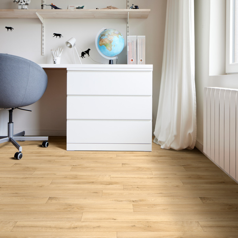 Sol Vinyle/PVC - 4m - parquet chêne naturel VERO 266M - Ultra Suprême par Beauflor
