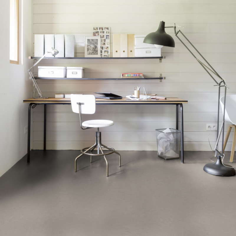 Sol Vinyle/PVC - 4m - béton gris taupe LEONE POWDER - Primetex par Gerflor