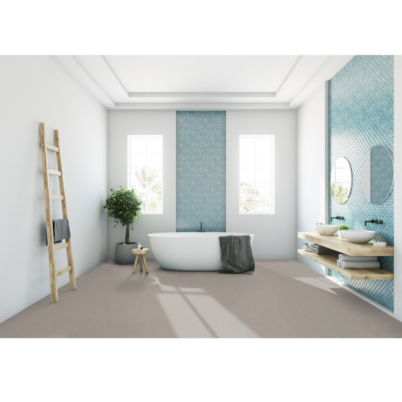 Sol Vinyle/PVC - 4m - béton gris taupe LEONE POWDER - Primetex par Gerflor