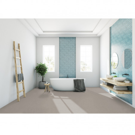 Sol Vinyle/PVC - 4m - béton gris taupe LEONE POWDER - Primetex par Gerflor