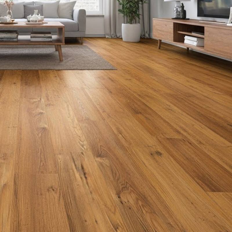 Sol Stratifié - CHENE RUSTIQUE NATUREL LCF00272 - Basic par LOC floor
