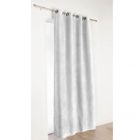 Prêt-à-Poser rideau isolant - 140cmx260cm - uni blanc écru ALASKA par Linder