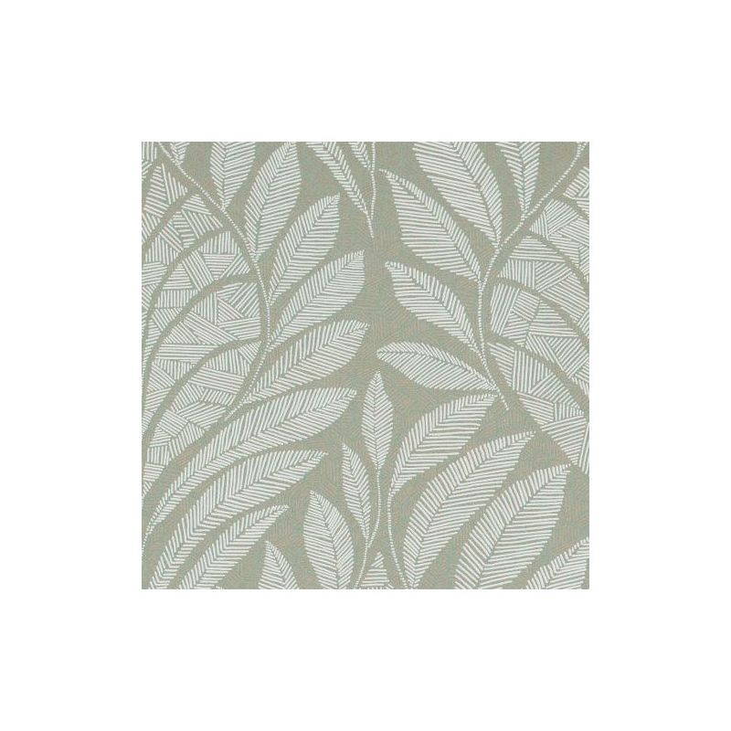Papier peint intissé végétal vert sauge et or GUSTAV - Printemps Viennois par Casamance - 74770202