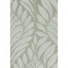 Papier peint intissé végétal vert sauge et or GUSTAV - Printemps Viennois par Casamance - 74770202