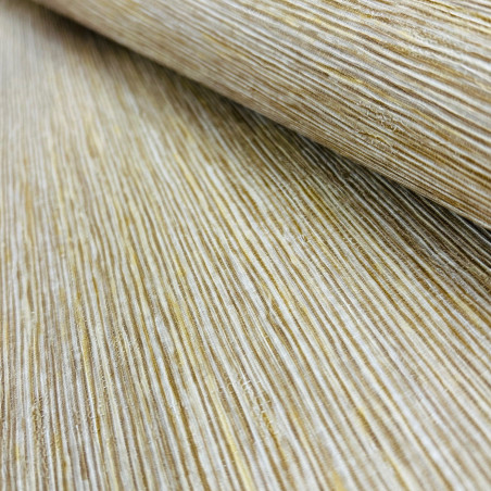 Papier peint vinyle sur intissé uni marron  MALLACA - Aventura par Casamance - 74640508