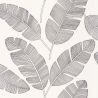 Papier peint vinyle sur intissé végétal noir BANANA TREE - Moonlight par Caselio - 101099007