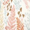 Papier peint intissé végétal ocre, terracotta et bleu WOODLAND - La Forêt par Caselio - 102924366