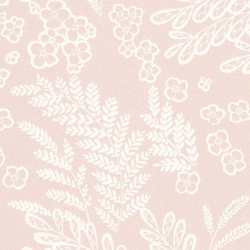 Papier peint vinyle sur intissé floral blanc etSEPTEMBER - Flower Power par Caselio - 101894040
