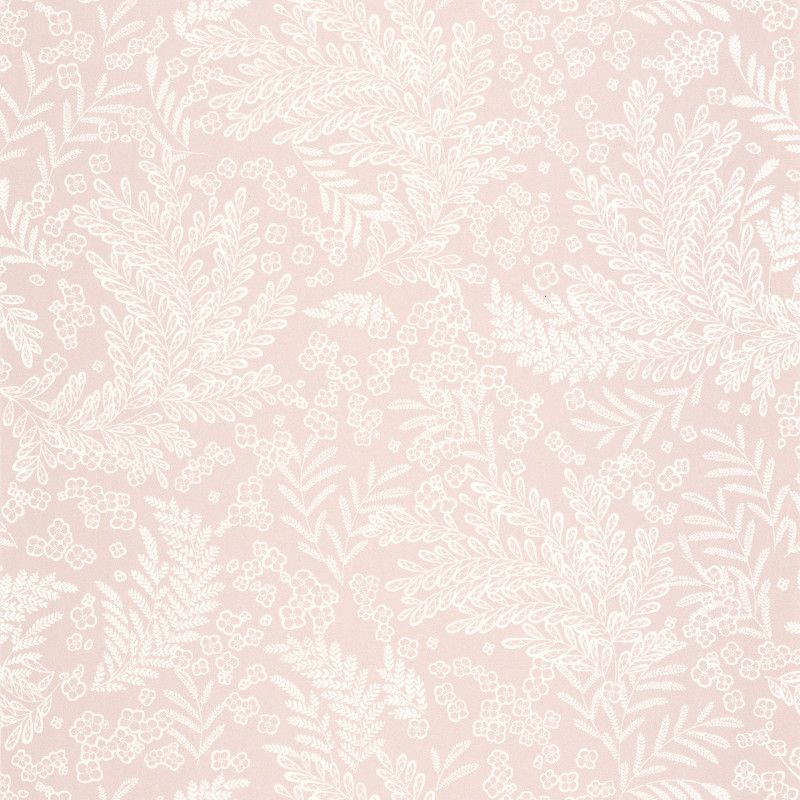 Papier peint vinyle sur intissé floral blanc etSEPTEMBER - Flower Power par Caselio - 101894040