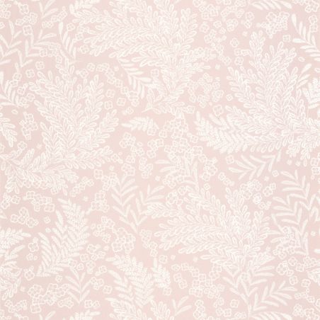 Papier peint vinyle sur intissé floral blanc etSEPTEMBER - Flower Power par Caselio - 101894040