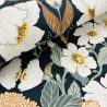 Papier peint intissé floral bleu et vert ROMANTIC FLOWERS - Sélection par Rasch - 581904