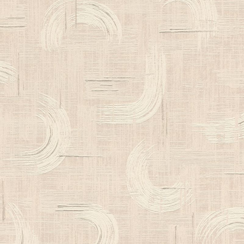 Papier peint intissé géométrique beige GRAPHIC CURVES - Sélection par Rasch - 429046