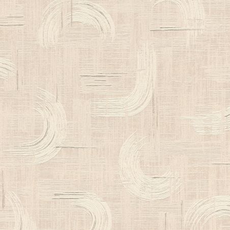 Papier peint intissé géométrique beige GRAPHIC CURVES - Sélection par Rasch - 429046