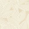 Papier peint intissé végétal beige et camel TAPIS DE FEUILLES - Sélection par Rasch - 693492