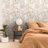 Papier peint intissé végétal bleu et terracotta HOPE - Hygge par Caselio - 100594811
