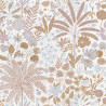 Papier peint intissé végétal bleu et terracotta HOPE - Hygge par Caselio - 100594811