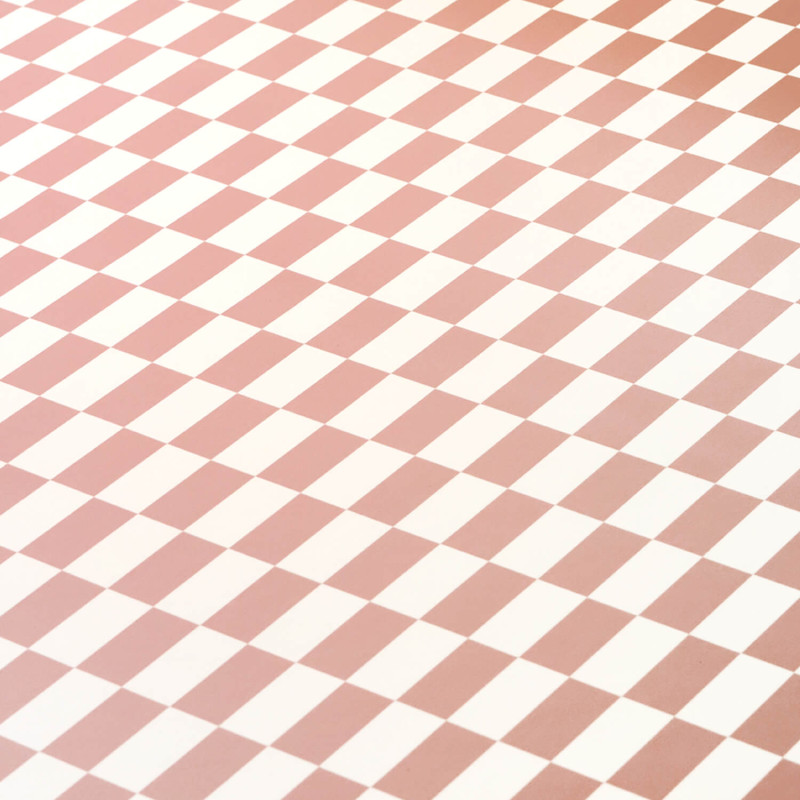 Sol Vinyle/PVC - 2m - carrelage vieux rose et blanc TARIFA 514 - Essential Primo par IVC