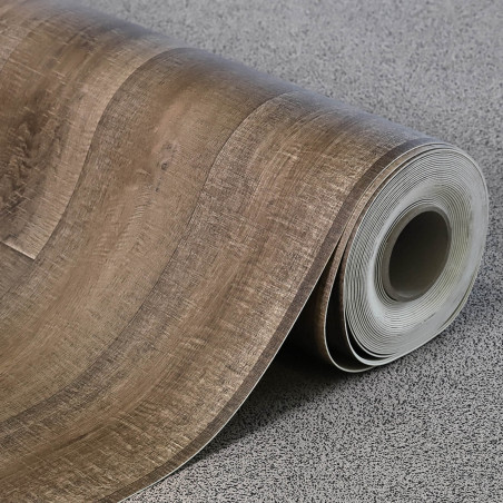 Sol Vinyle/PVC - 2m - parquet chêne foncé CARTIER 549 - Essential Bingo par IVC
