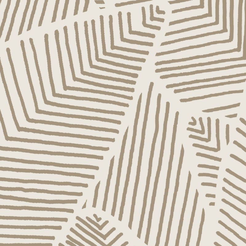 Papier peint vinyle sur intissé végétal marron LEAF - Basiques par Ugepa - 101372325