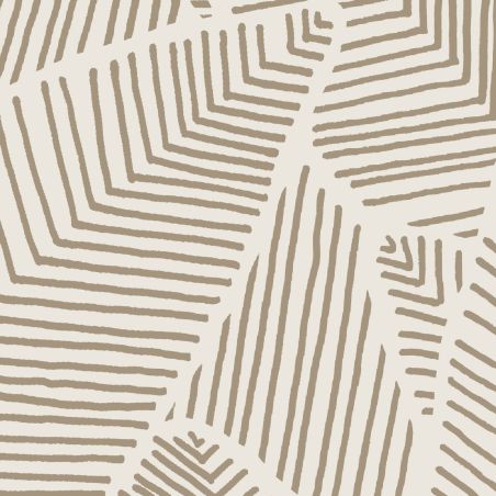 Papier peint vinyle sur intissé végétal marron LEAF - Basiques par Ugepa - 101372325