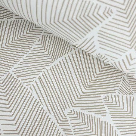 Papier peint vinyle sur intissé végétal marron LEAF - Basiques par Ugepa - 101372325