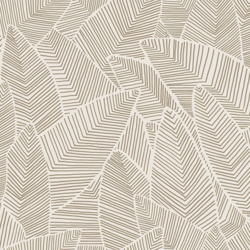 Papier peint vinyle sur intissé végétal marron LEAF - Basiques par Ugepa - 101372325