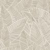 Papier peint vinyle sur intissé végétal marron LEAF - Basiques par Ugepa - 101372325