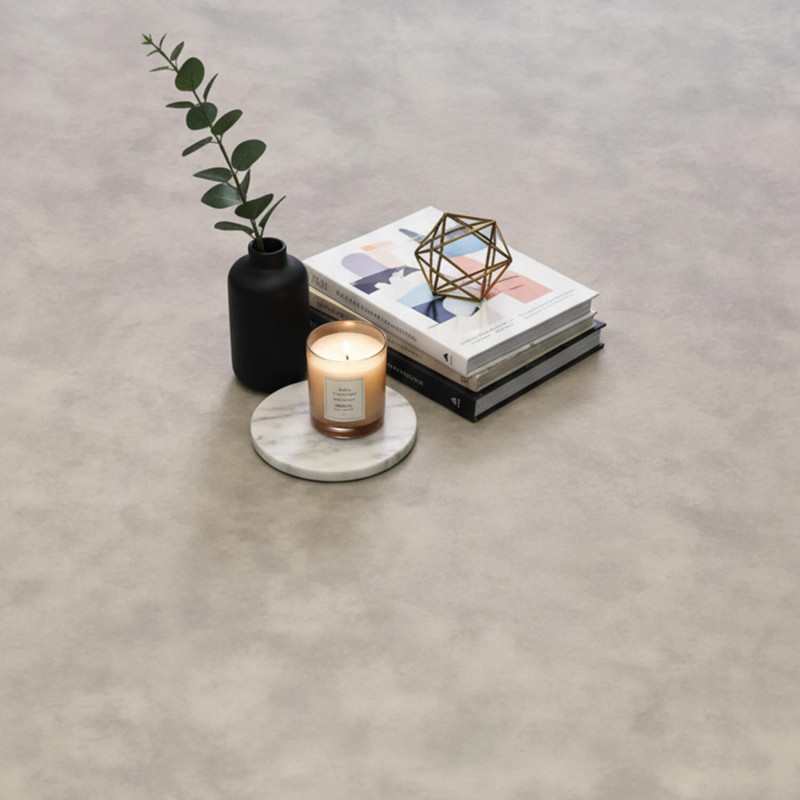 Sol Vinyle/PVC - 4m - béton gris moyen - BARI 591 - Prestige Texmark Signature par IVC