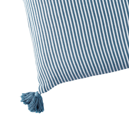 Coussin contemporain bleu  - 40x60cm - FAROS par Linder