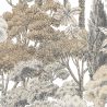 Papier peint intissé végétal beige et noir FOREST- Karuna par Grandeco - A76301