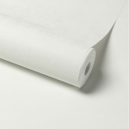 Papier peint vinyle sur intissé uni blancSTRUCTURED WALLS - Grandeco Walls par Grandeco - a84917