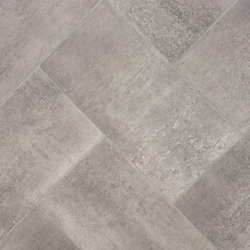 Sol Vinyle/PVC - 3m - carrelage gris BALBAO 592 - Essential Start par IVC