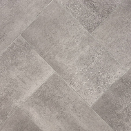 Sol Vinyle/PVC - 3m - carrelage gris BALBAO 592 - Essential Start par IVC