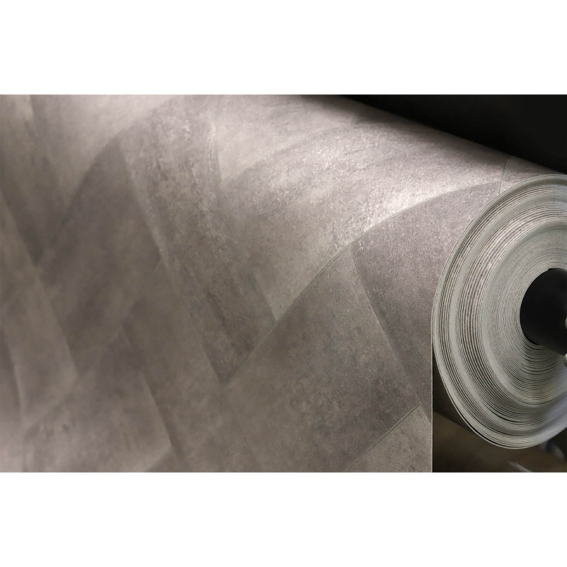 Sol Vinyle/PVC - 3m - carrelage gris BALBAO 592 - Essential Start par IVC