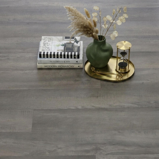 Sol Vinyle/PVC - 4m - parquet chêne gris ROYAL OAK 590 - Essential Bingo par IVC