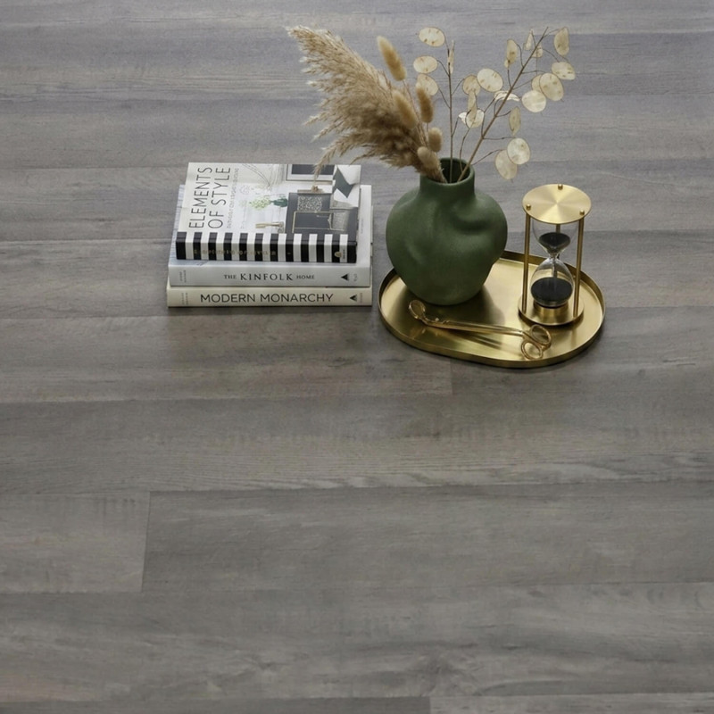 Sol Vinyle/PVC - 4m - parquet chêne gris ROYAL OAK 590 - Essential Bingo par IVC