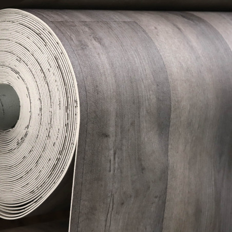 Sol Vinyle/PVC - 4m - parquet chêne gris ROYAL OAK 590 - Essential Bingo par IVC