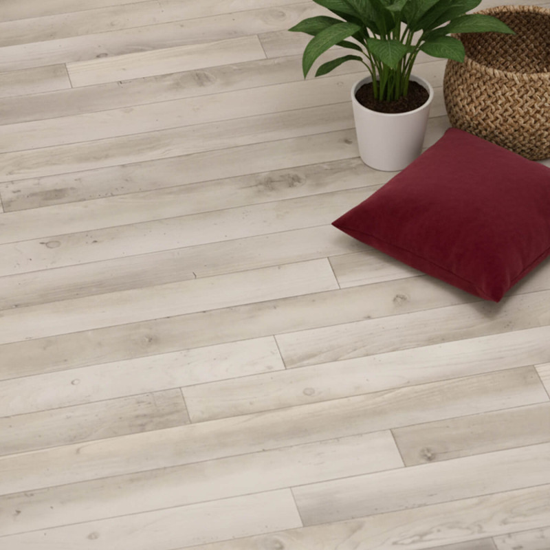 Sol Vinyle/PVC - 4m - parquet chêne blanchi BASTOGNE 592 - Essential Bingo par IVC