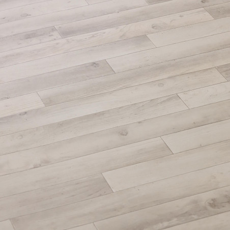 Sol Vinyle/PVC - 4m - parquet chêne blanchi BASTOGNE 592 - Essential Bingo par IVC