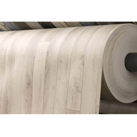 Sol Vinyle/PVC - 4m - parquet chêne blanchi BASTOGNE 592 - Essential Bingo par IVC