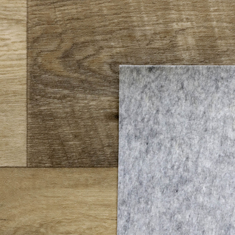 Sol Vinyle/PVC - 4m - parquet vintage chêne moyen et chanfrein noir VALLEY 162M - Optima Silvertex par Beauflor