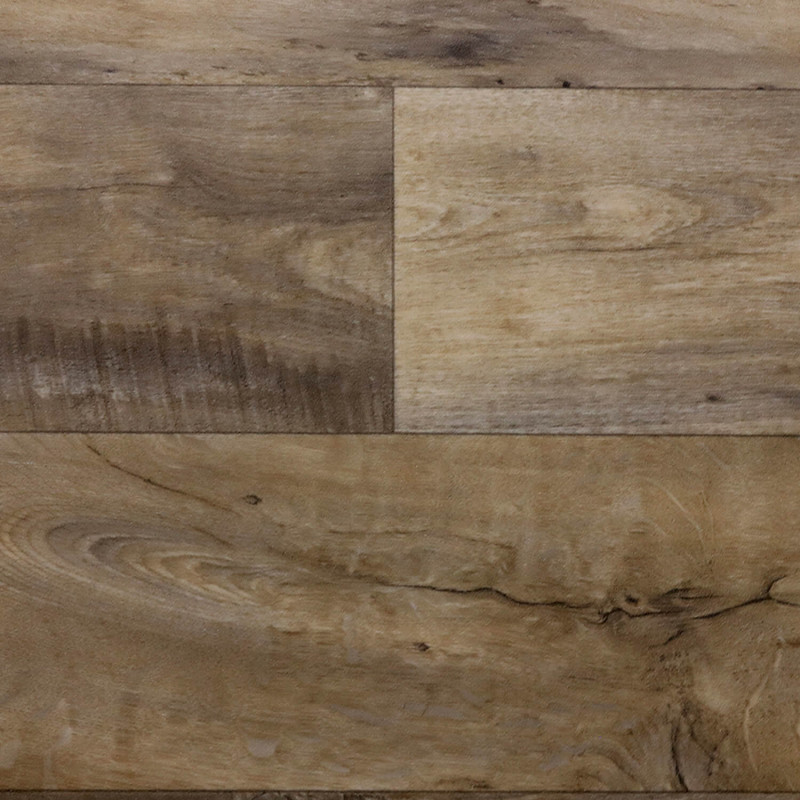 Sol Vinyle/PVC - 4m - parquet vintage chêne moyen et chanfrein noir VALLEY 162M - Optima Silvertex par Beauflor