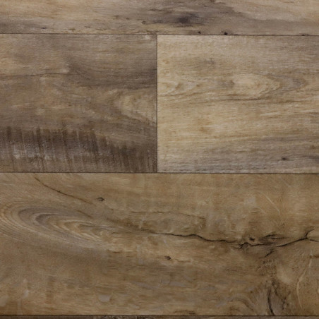 Sol Vinyle/PVC - 4m - parquet vintage chêne moyen et chanfrein noir VALLEY 162M - Optima Silvertex par Beauflor