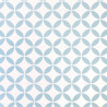 Sol Vinyle/PVC - 2 m - carrelage origami blanc et bleu nordique MAGALI 395 - Bingo Essential par IVC
