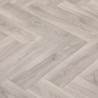Sol Vinyle/PVC - 4m - parquet chevron chêne gris GIULIANO 582 - Superior Comfitex par IVC