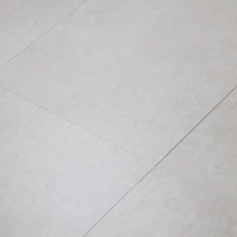 Sol Vinyle/PVC - Dalle clipsable - Carrelage effet Béton Gris - Click Deluxe par Cando