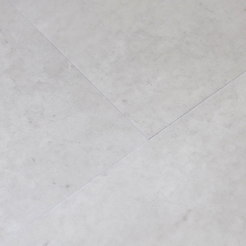 Sol Vinyle/PVC - Dalle clipsable - Carrelage effet Béton Gris - Click Deluxe par Cando