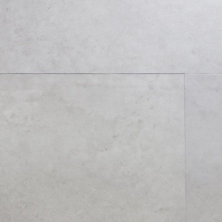 Sol Vinyle/PVC - Dalle clipsable - Carrelage effet Béton Gris - Click Deluxe par Cando